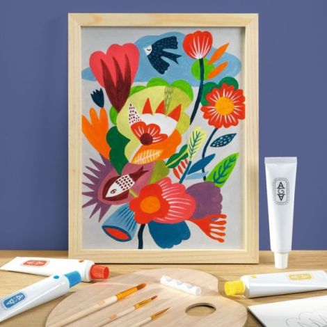 Atelier Pictură Flori Djeco - Relaxare Creativă - imagine 2