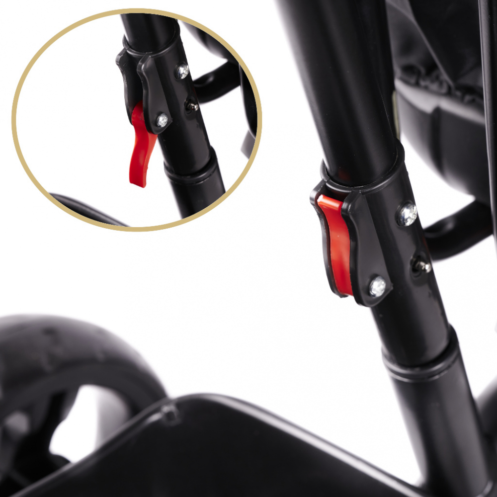 Tricicleta Ikonka Trike Fix Lite Blue, 360° Control - imagine 10