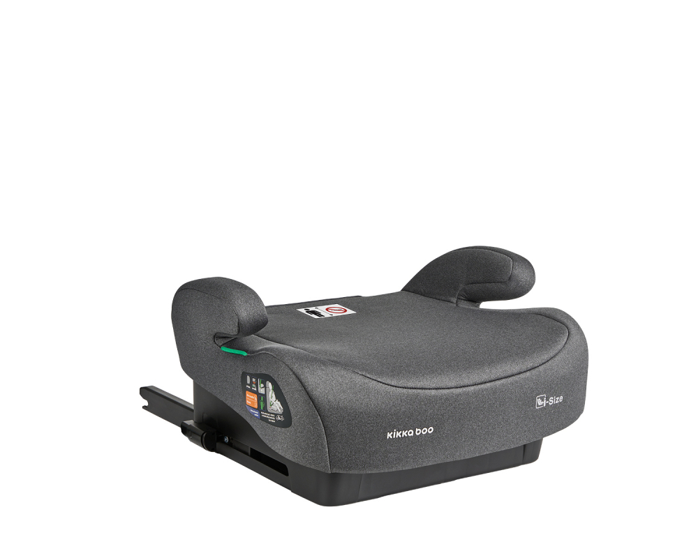 KikkaBoo i-Boost Gri ISOFIX - Scaun Auto Sigur 125-150cm