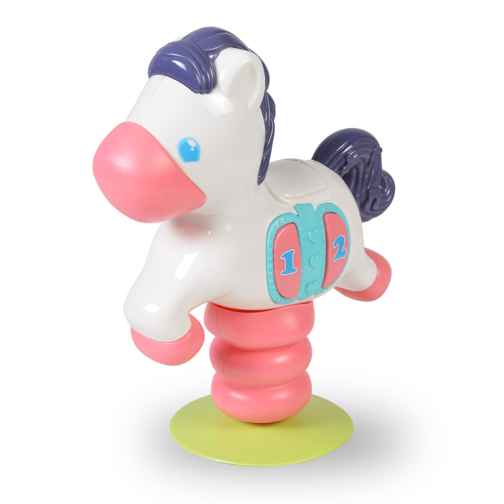 Jucarie Poni Baby Pony Girl cu Muzica si Lumini Moni - imagine 4