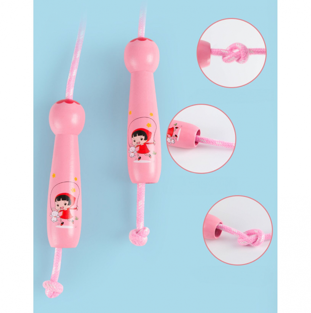 Coarda de sărit Pink Malplay 2.6 m, Jucării Exterior - imagine 4