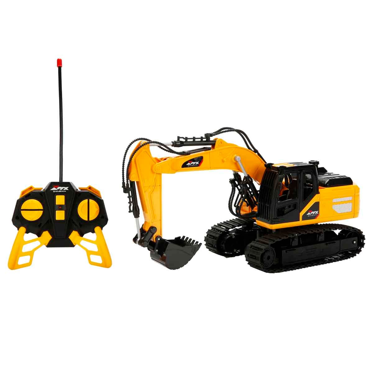 Excavator RC Suncon 1:18 cu Lumini și Telecomandă