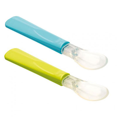 Set 2 Lingurite Silicon Thermobaby Verdeturcoaz - imagine 4