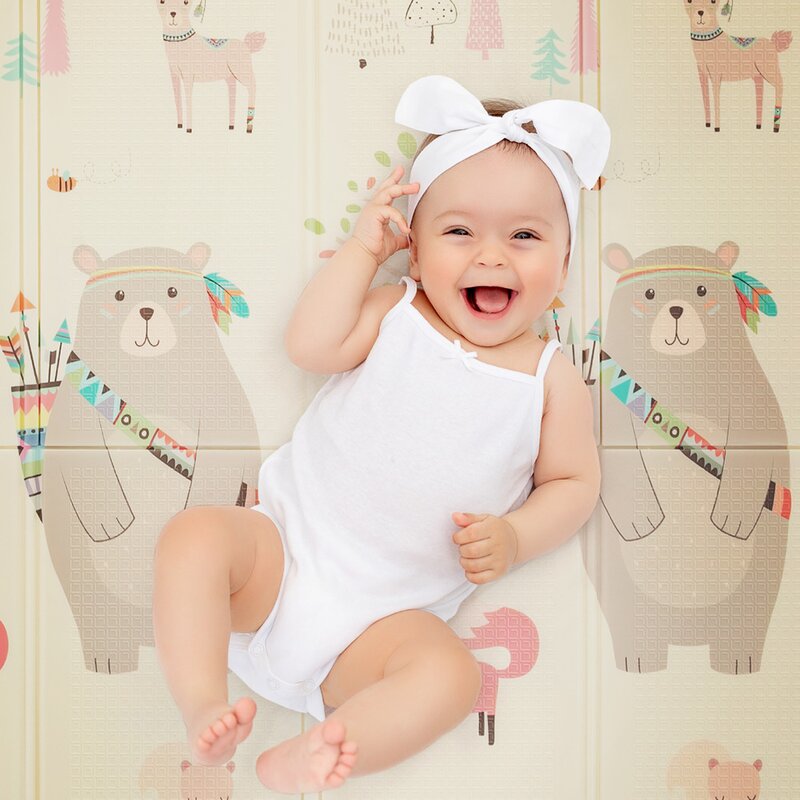 Covoras Joaca Reversibil | Petite&Mars Impermeabil - imagine 2