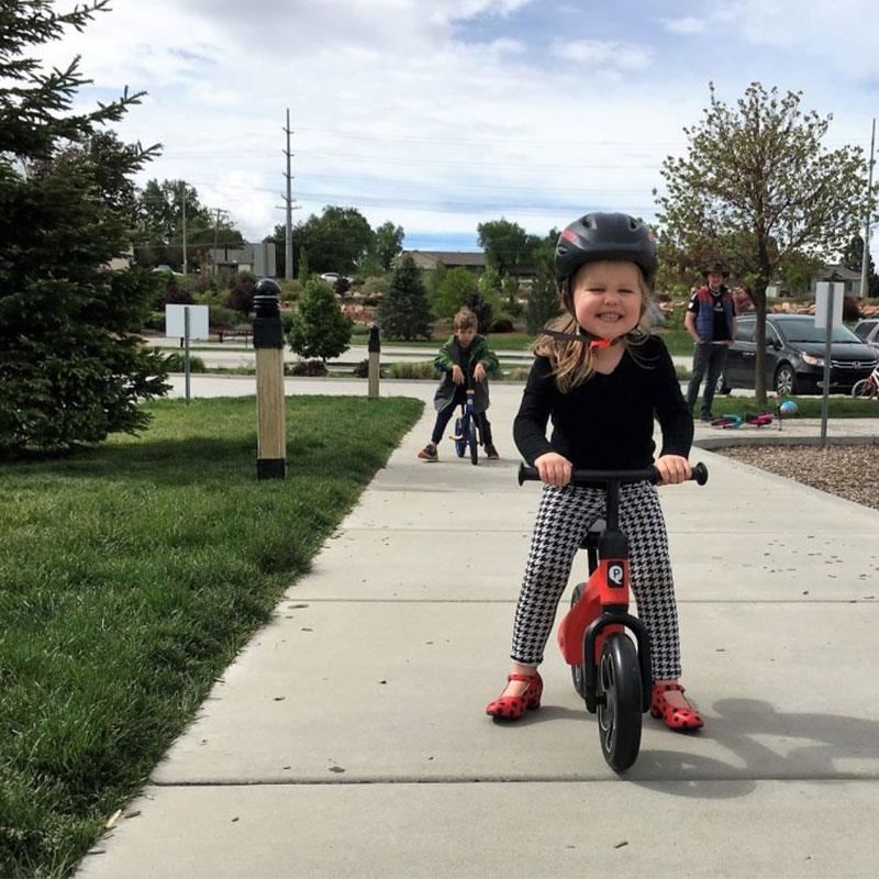 Bicicletă Echilibru Qplay Tech Roșu, 3+ - imagine 4