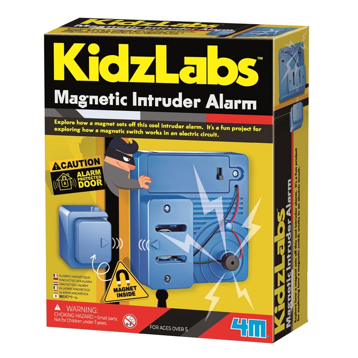 Alarma Magnetica 4M Kidzlabs - Set Constructie