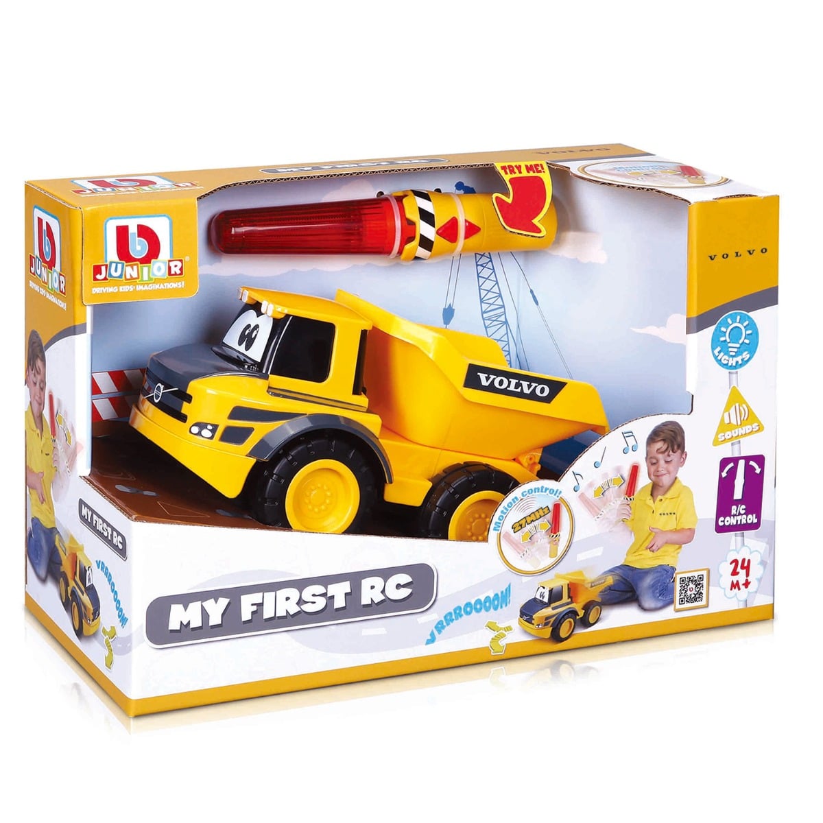 Camion Volvo RC Basculanta Bburago Junior