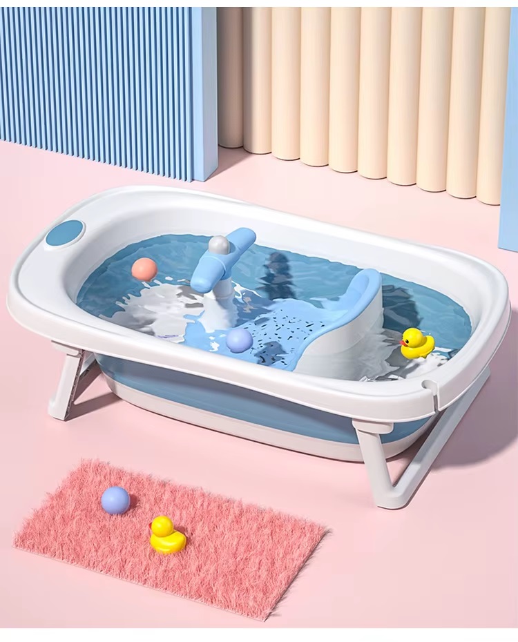 Little Mom Scaun Baie Copii Baby Crown Blue - imagine 10