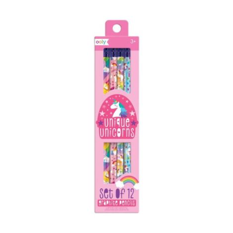 Creioane Unicorn Ooly HB - Set 12 Bucăți