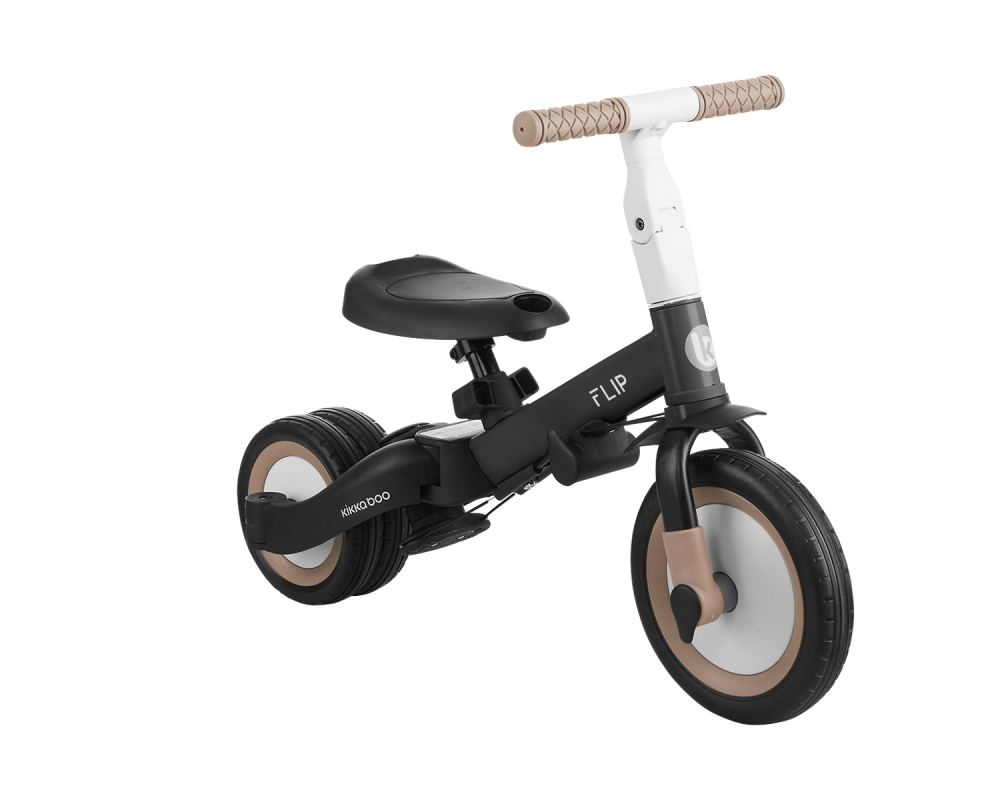 Tricicleta KikkaBoo Flip 5-in-1, Neagră - imagine 6