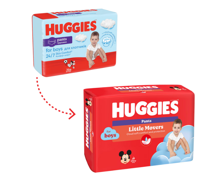 Huggies Pants Boy 6-11kg, 116 buc - Scutece chilotel - imagine 2