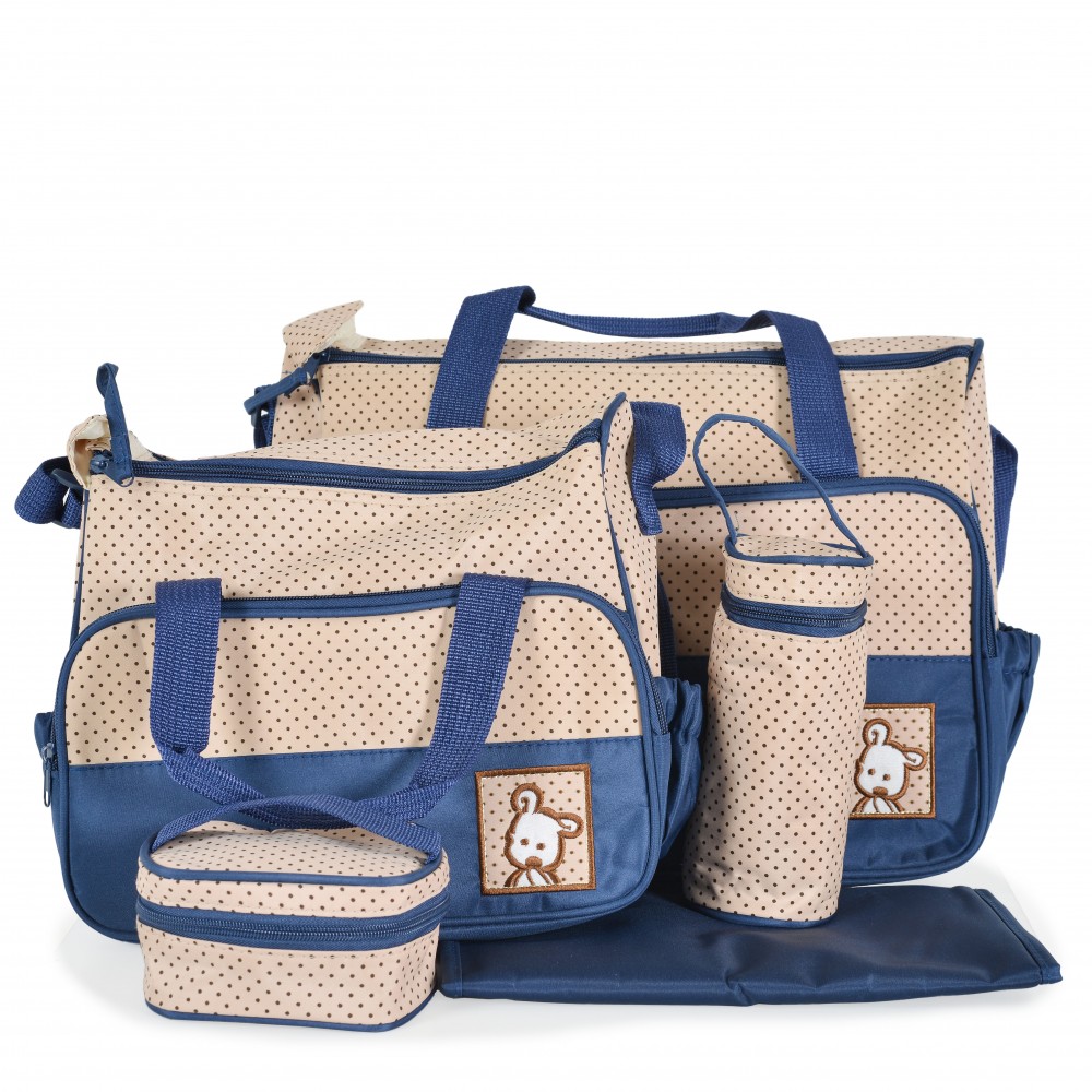 Cangaroo Mama Bag Stella Navy - Set 5 piese - imagine 3