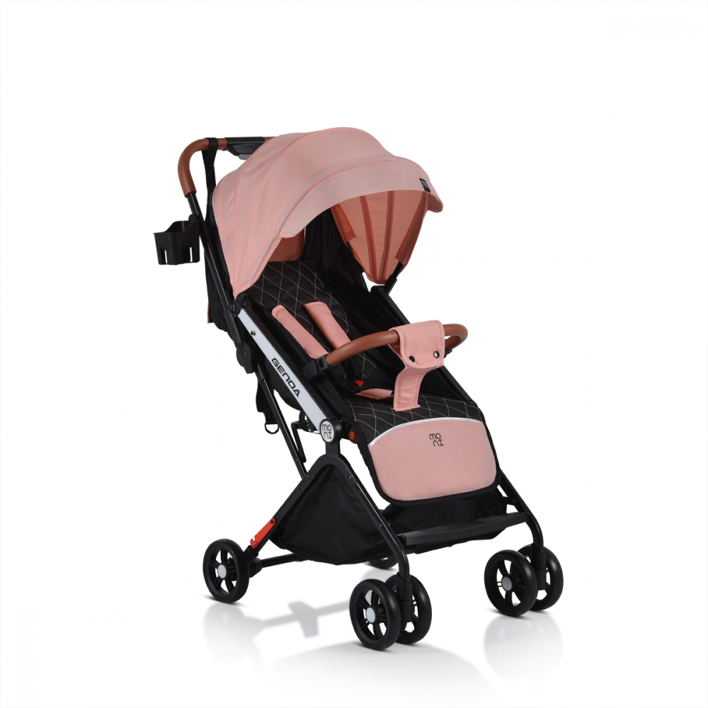 Carucior Sport Moni Genoa Pink, Pliere Compacta - imagine 3