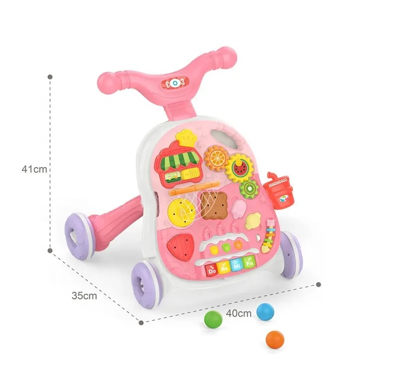 Antepremergator 2in1 KikkaBoo Candy Party Pink - imagine 4