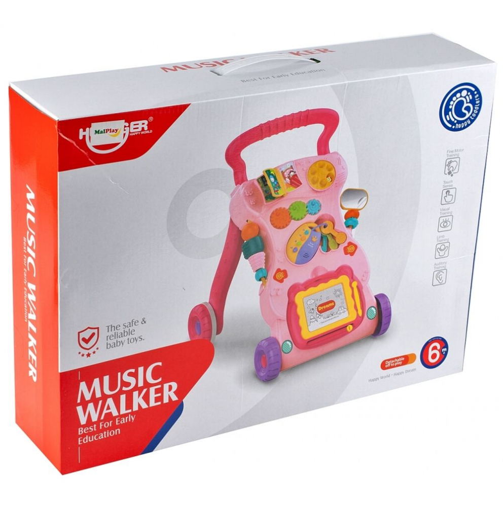 Antepremergator MalpPlay Pink Interactiv cu Tablă - imagine 9