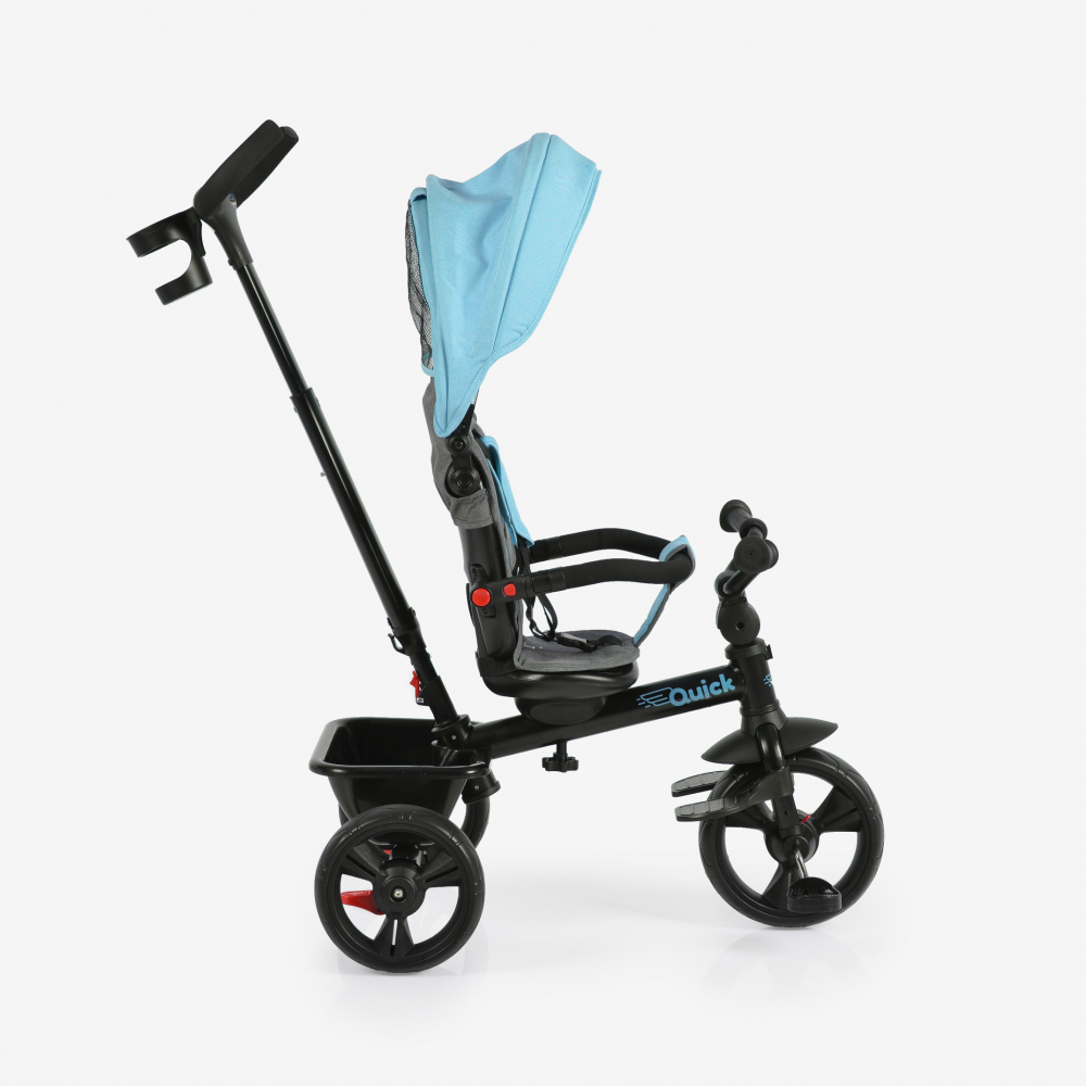 Tricicleta Byox Quick Turcoaz, Maner Directie - imagine 3