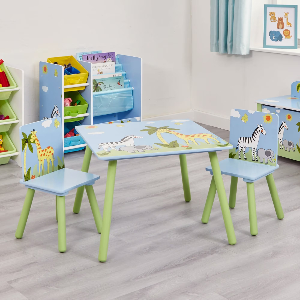 Set Masă și 2 Scaune Ginger Home Savanna Lemn - imagine 8