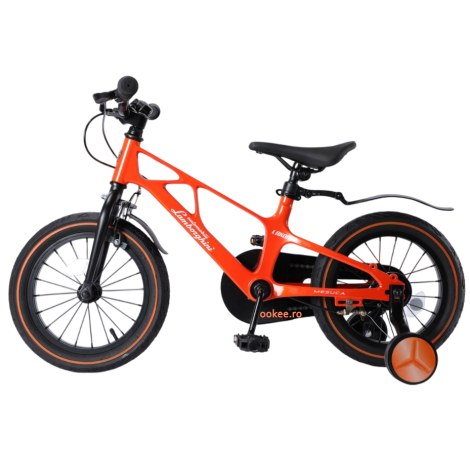 Bicicleta Lamborghini 14" Cadru Magneziu Portocalie
