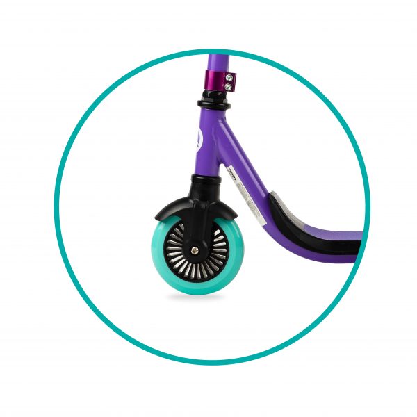 Trotineta QKids Bro Purple Pliabila 3 ani+ - imagine 5