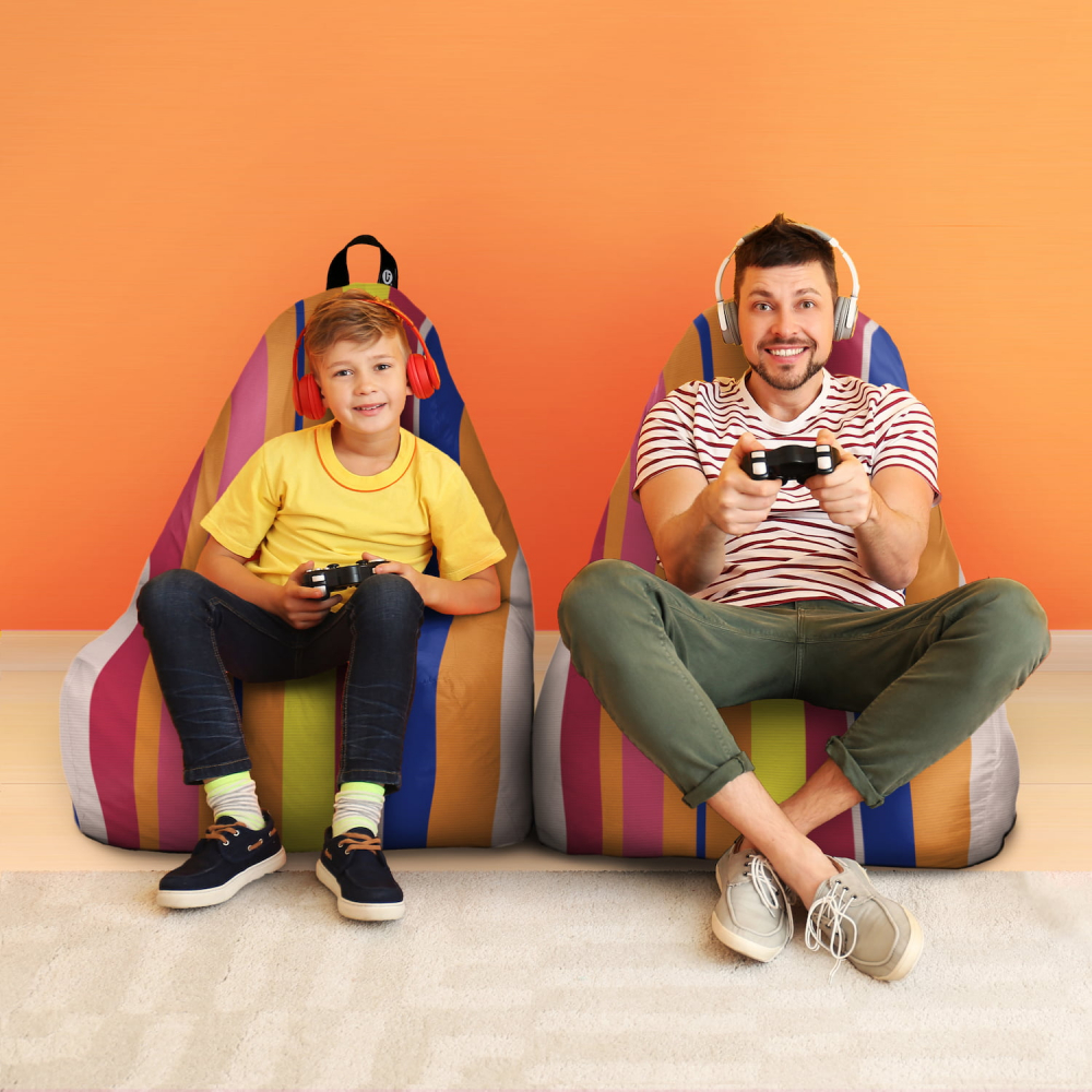 Fotoliu Puf Chill XL Pipa Orange | Updeco - imagine 4