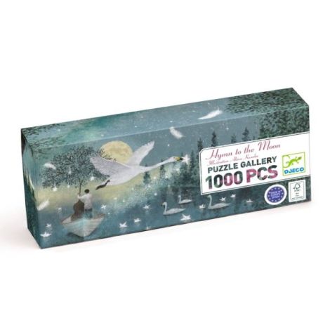 Puzzle galerie Imn lunii Djeco - Artă poetică 1000 piese