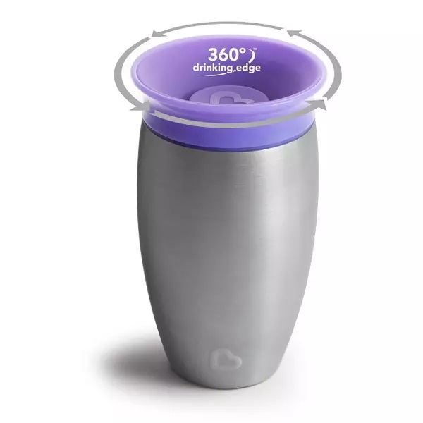 Cana Munchkin Miracle 360 Stainless Steel 296ml - imagine 4