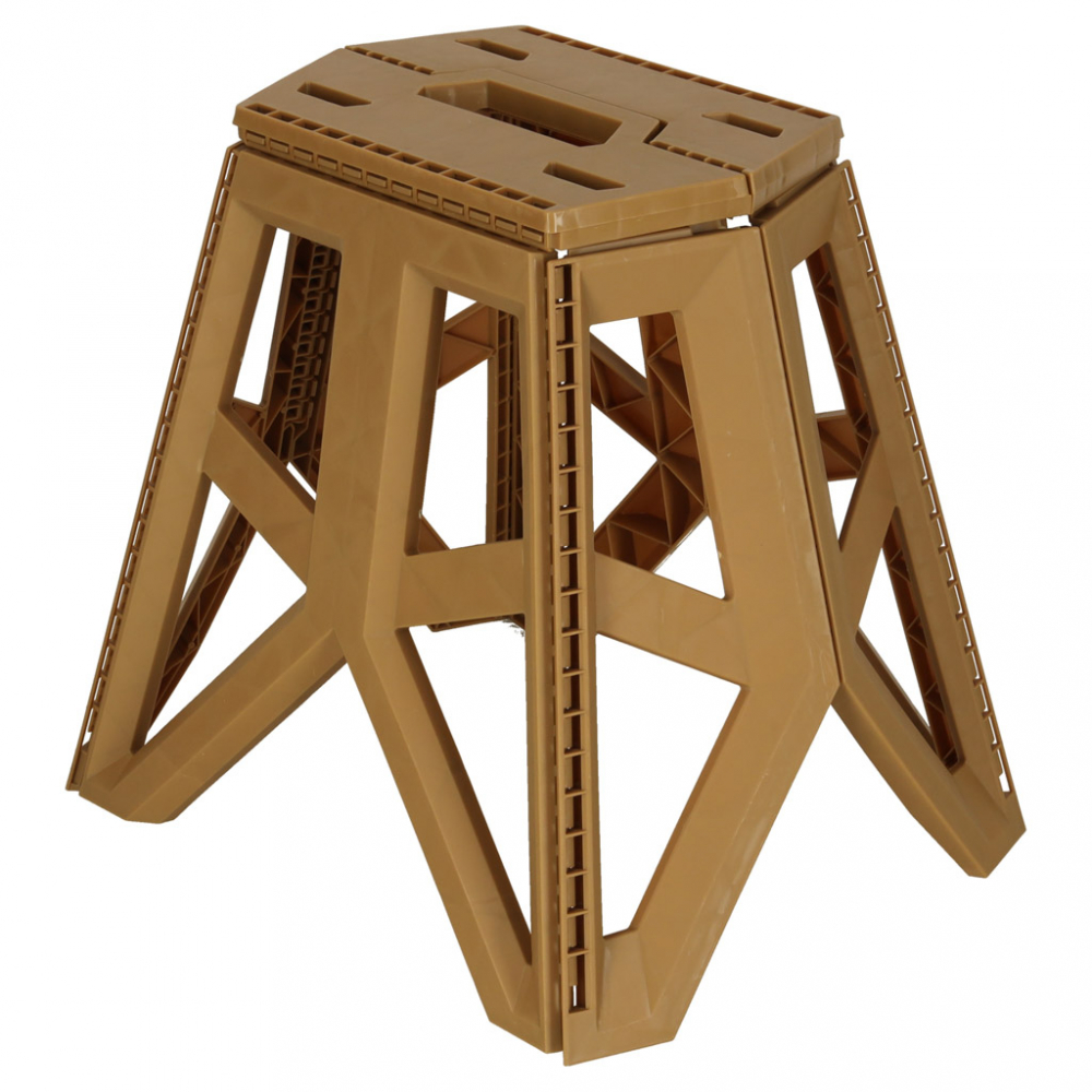Scaun camping Ikonka Brown 40cm - Portabil - imagine 7