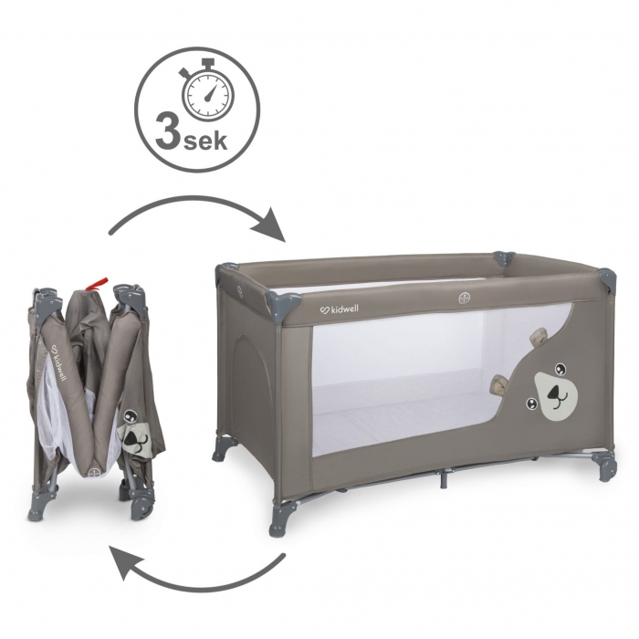 Patut Pliabil Kidwell Blissy Duo - Confort și Siguranță - imagine 2