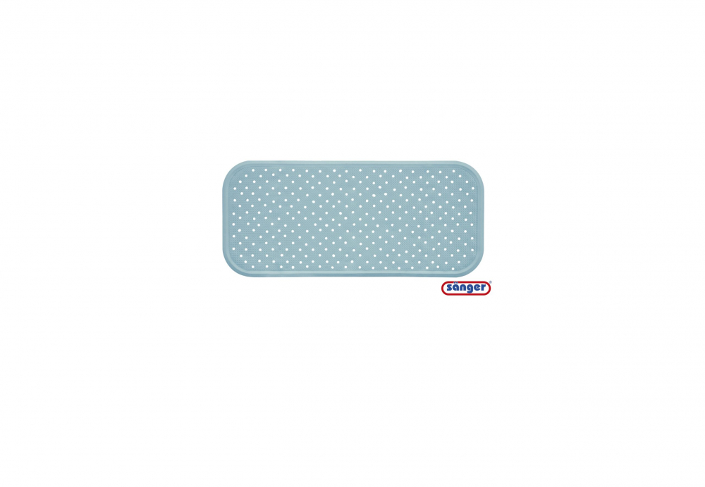 Covor Antiderapant Cada Sanger, 76x34 cm, Bleu