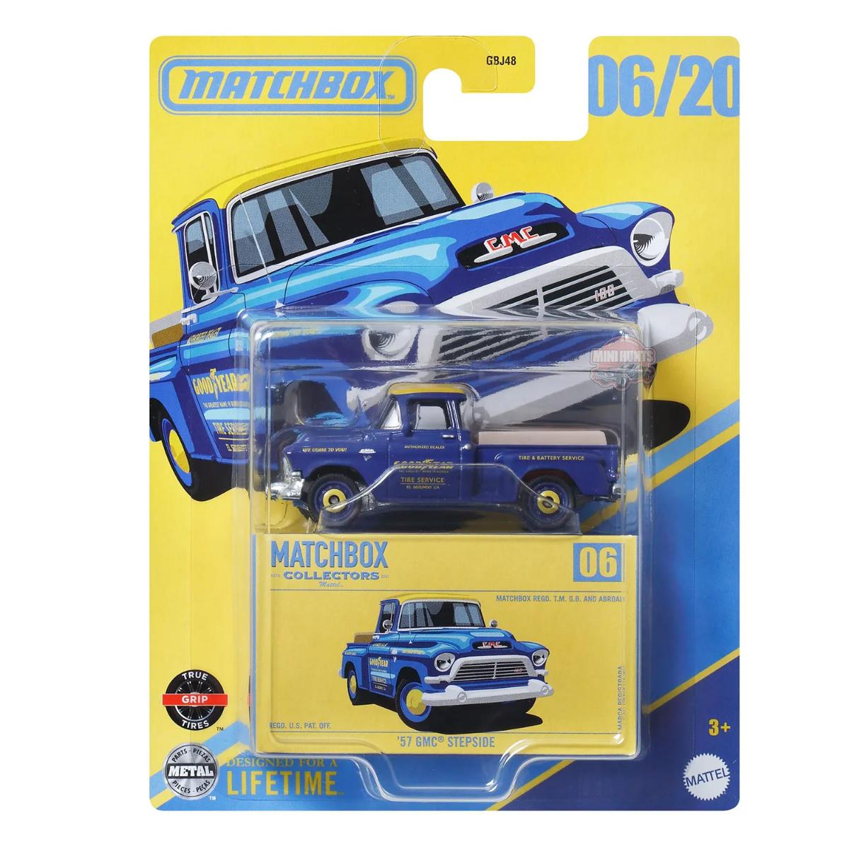 Matchbox GMC Stepside 1957 - Model Metalic Colectionabil