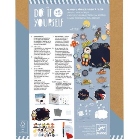 Joc DIY Printre stele Djeco - Tablă creativă - imagine 4