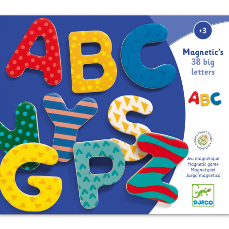 Abecedar Magnetic Djeco - Puzzle Lemn - imagine 4