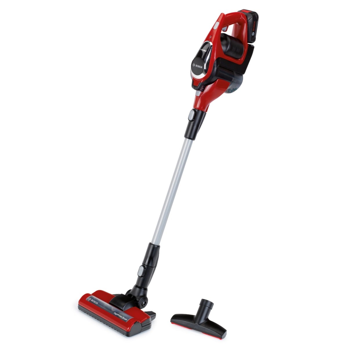 Aspirator Vertical Jucarie Bosch Rosu cu Lumini