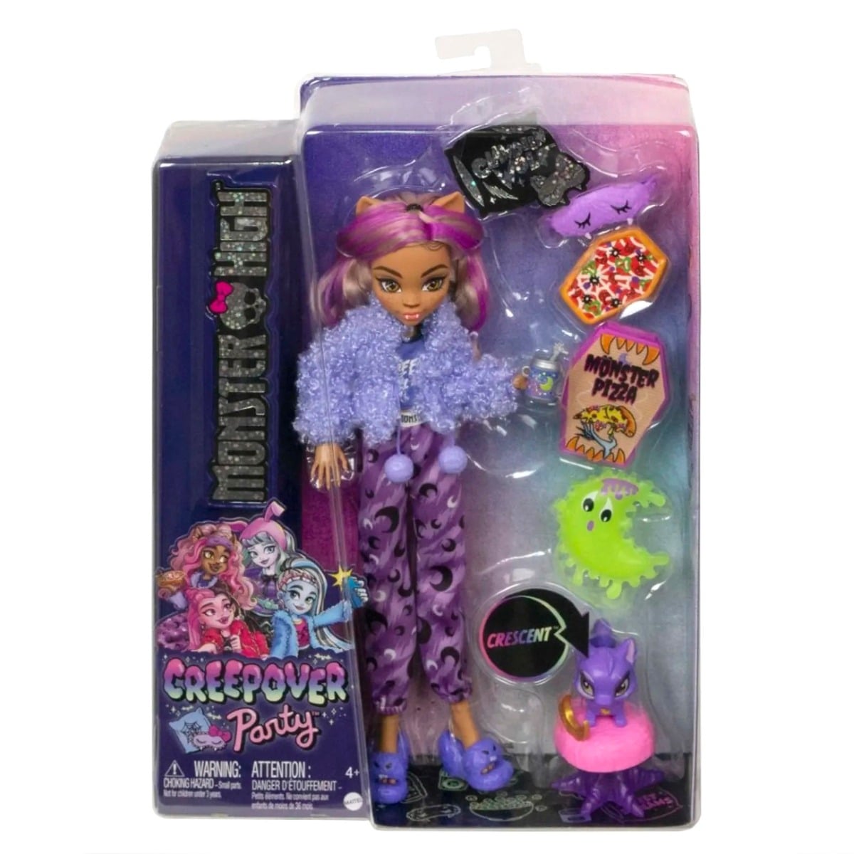Papusa Clawdeen Monster High Creepover Party