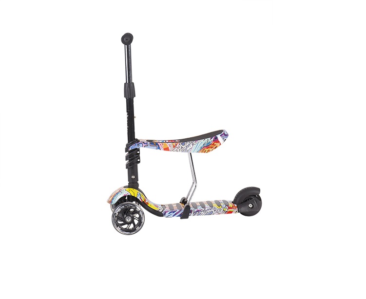 Trotineta Kikkaboo 3 in 1 Evolutiva Ride and Skate - imagine 2