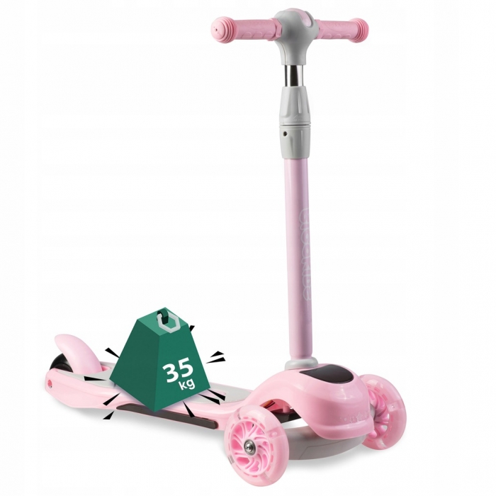 Trotineta Ricokids Piko Roz cu LED, ghidon reglabila - imagine 6