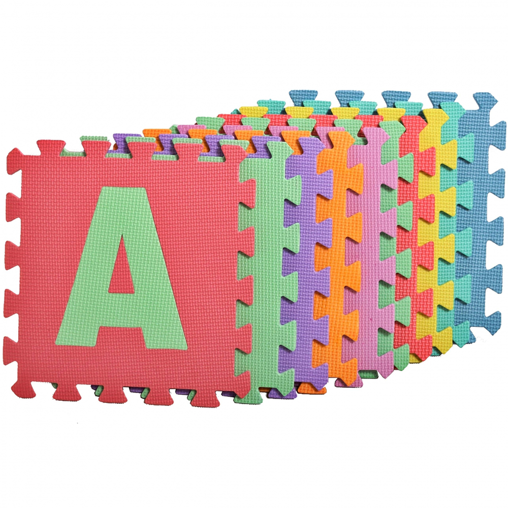 Covor Puzzle Alfabet Spuma 10 Piese Malplay - imagine 2