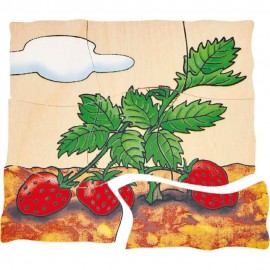 Puzzle Stratificat Capsuna Beleduc - Educativ - imagine 4