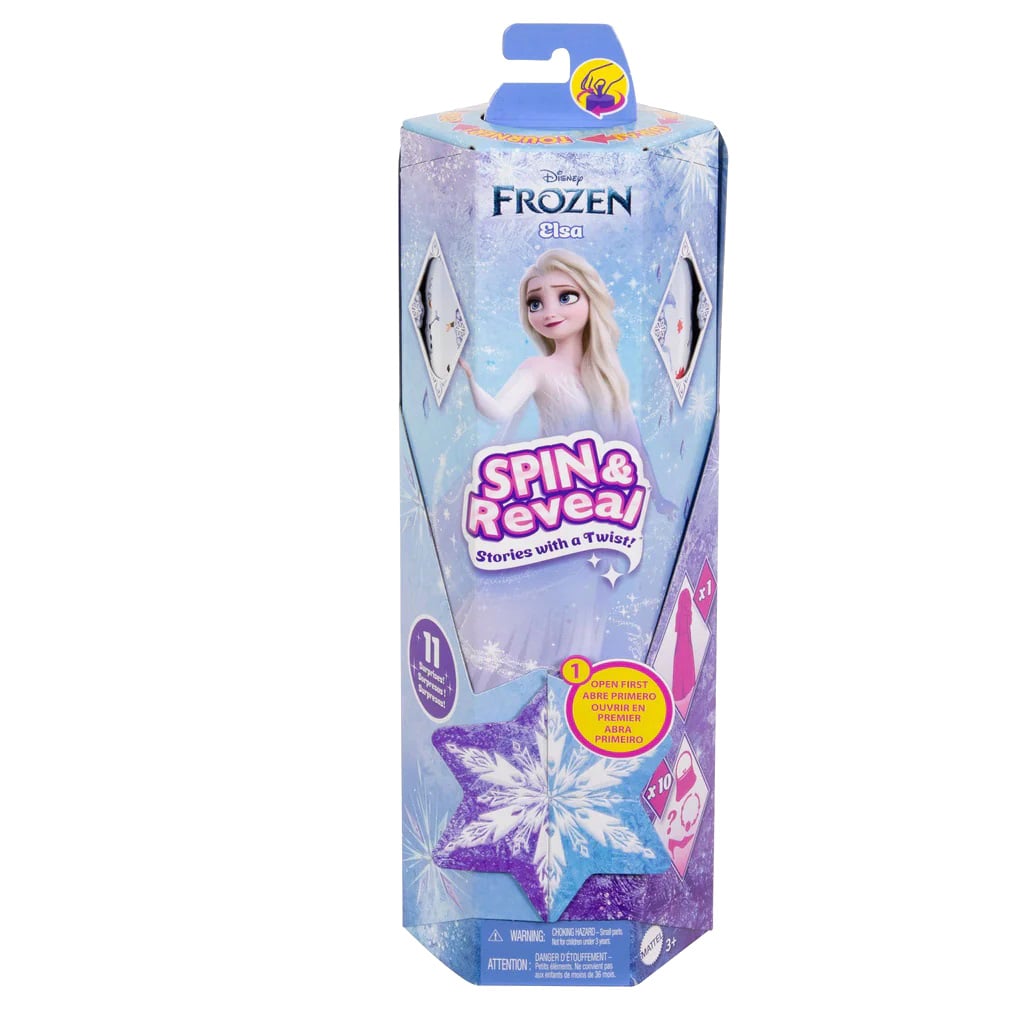 Păpușă Disney Frozen Elsa Spin & Reveal