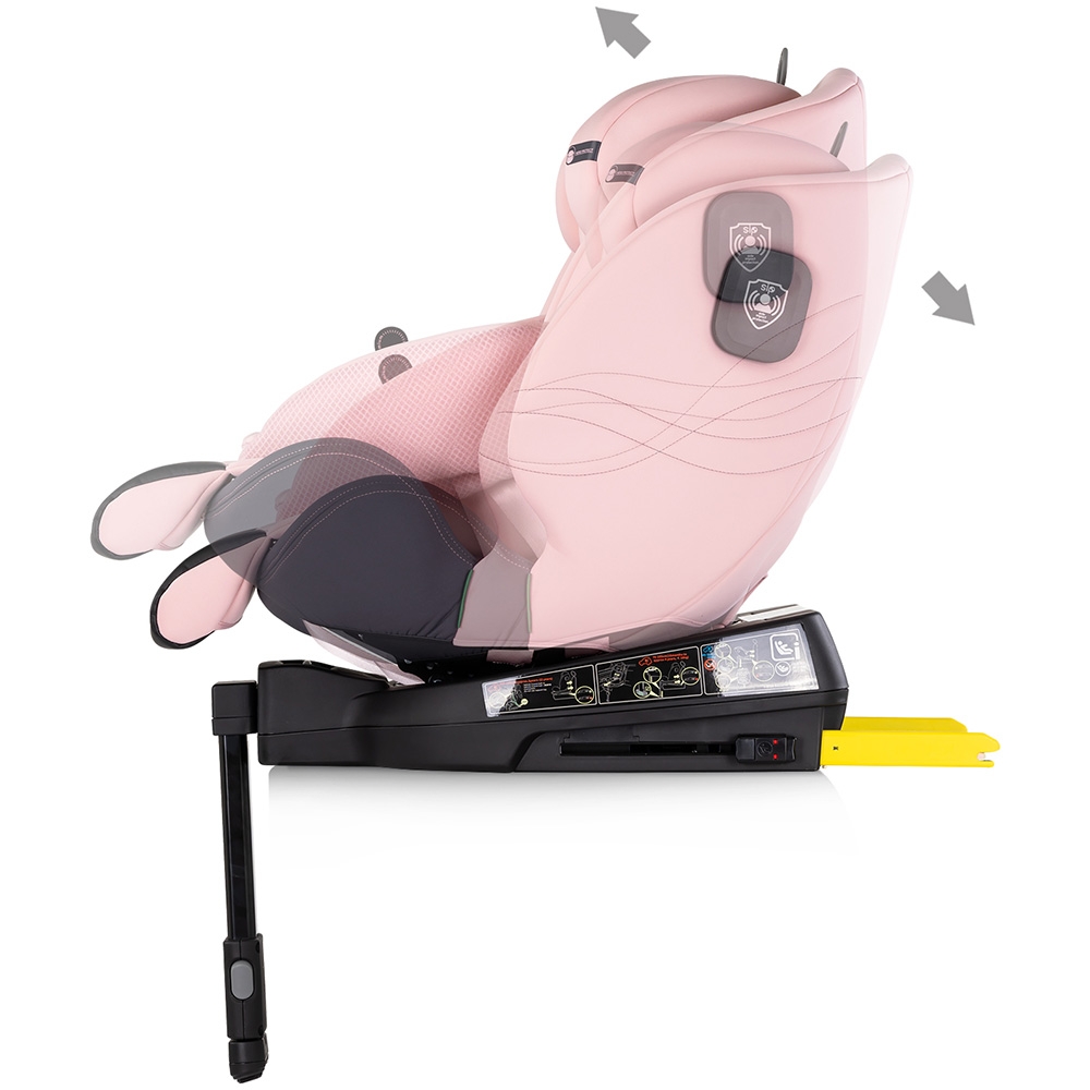 Chipolino Premium Pink Marshmallow - Scaun Auto Rotativ - imagine 5