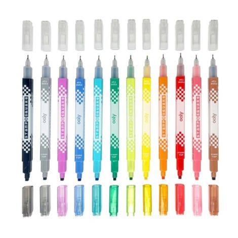 Carioci Ooly duble cu ștampilă - Set 12 buc - imagine 4