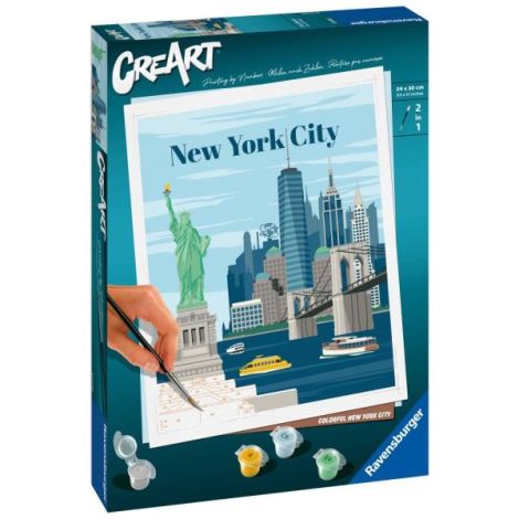 Ravensburger CreArt New York - Pictură Relaxantă - imagine 2