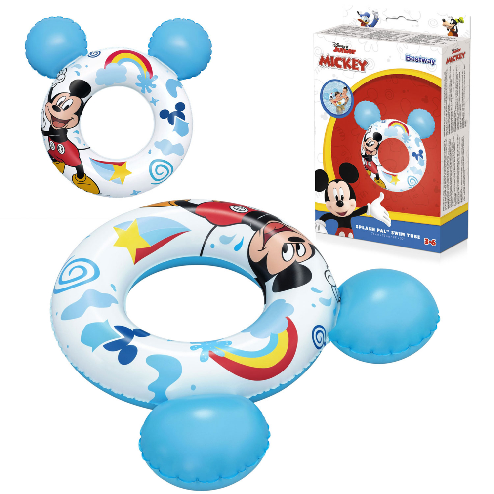 Colac Gonflabil Bestway Mickey Mouse 3-6 Ani - imagine 6