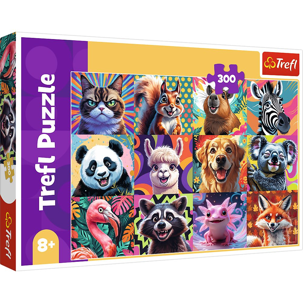 Puzzle Trefl 300 Animale - Dezvoltă Inteligența
