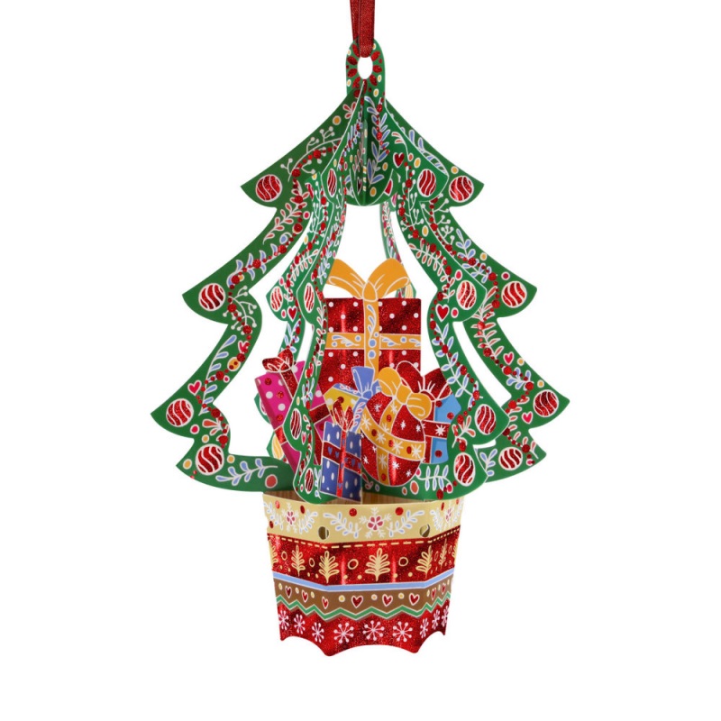 Ornament Santoro Baubles Brad și Cadouri