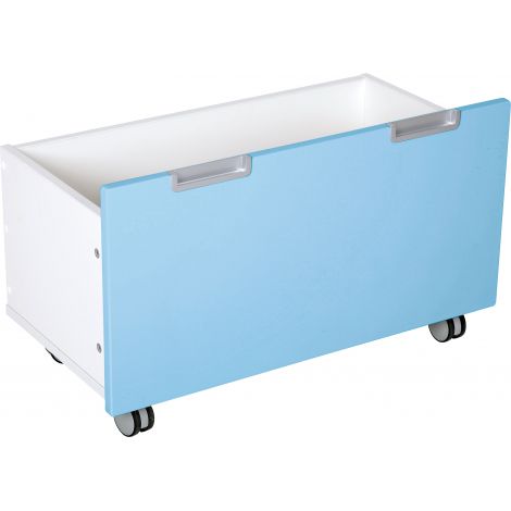 Cutie Quadro Mare cu Roti Bleu | Moje Bambino