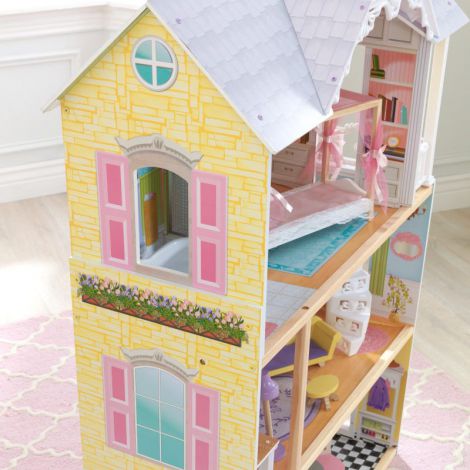 Casuta din lemn pentru papusi Kidkraft Kaylee, 3 etaje - imagine 9