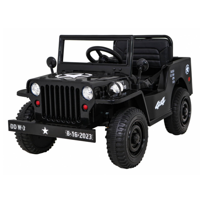 Masinuta Electrica Jeep Militar Lux 4x4 - Autokids