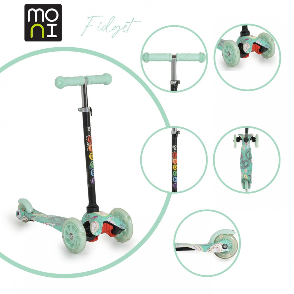 Trotineta Moni Rapture LED, 50-74cm, Peste 3 Ani - imagine 11