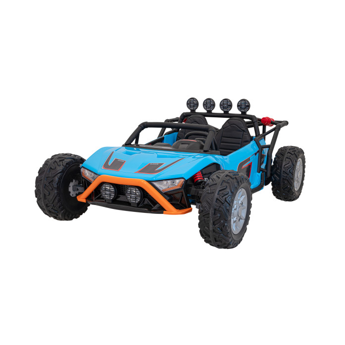 UTV Electric 2 Copii Buggy Racing 24V Albastru